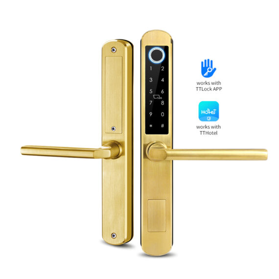 AE1 aluminum door lock (Golden)