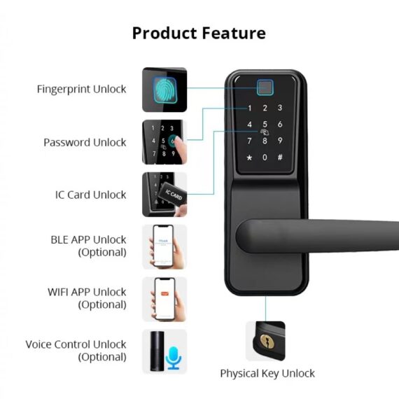 Smart lock with handle N2