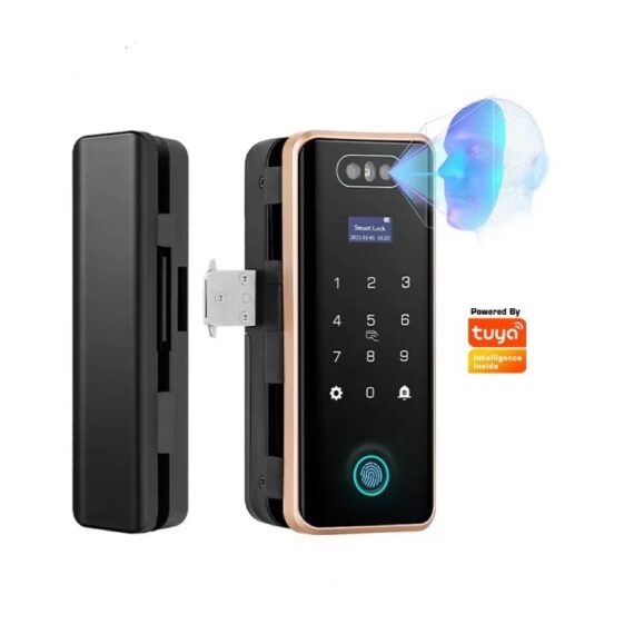 Electronic smart glass door lock G7